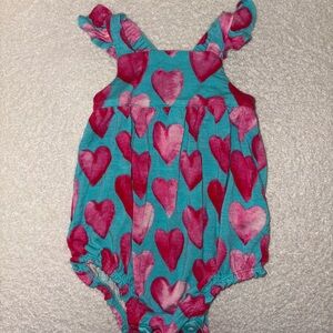 Posh Peanut Queen of Hearts bubble romper